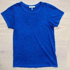 Rag & Bone Cobalt Short Sleeve Tee